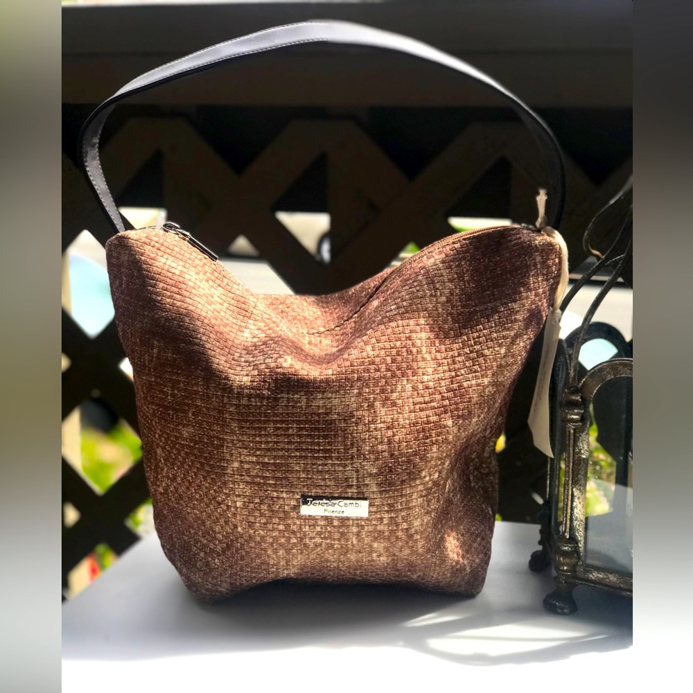 Italian Made Textured Handbag